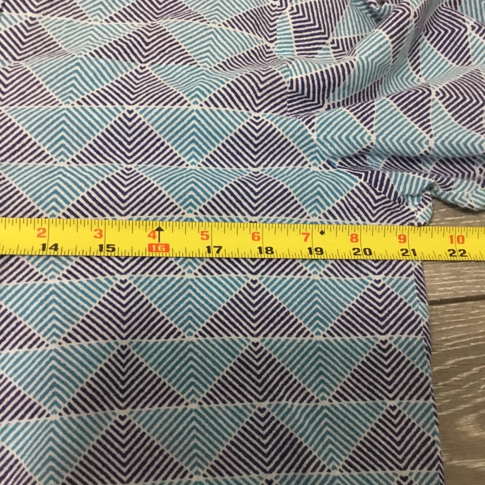 OLIPHANT Lightweight Cotton Geometric Triangle Tunic Top XL - Picture 6 of 10